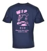 Short Sleeve Friendship T Shirt Airforce Blue Light Pink sold by RAGAZZI