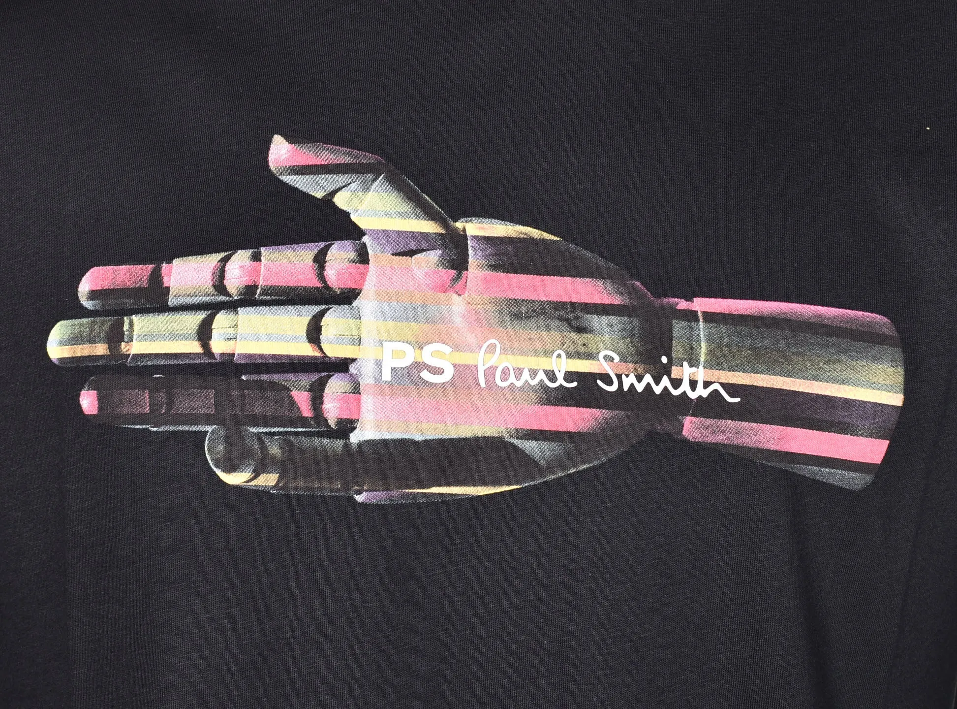 Regular Fit Hand T Shirt Black sold by RAGAZZI product image thumbnail 3