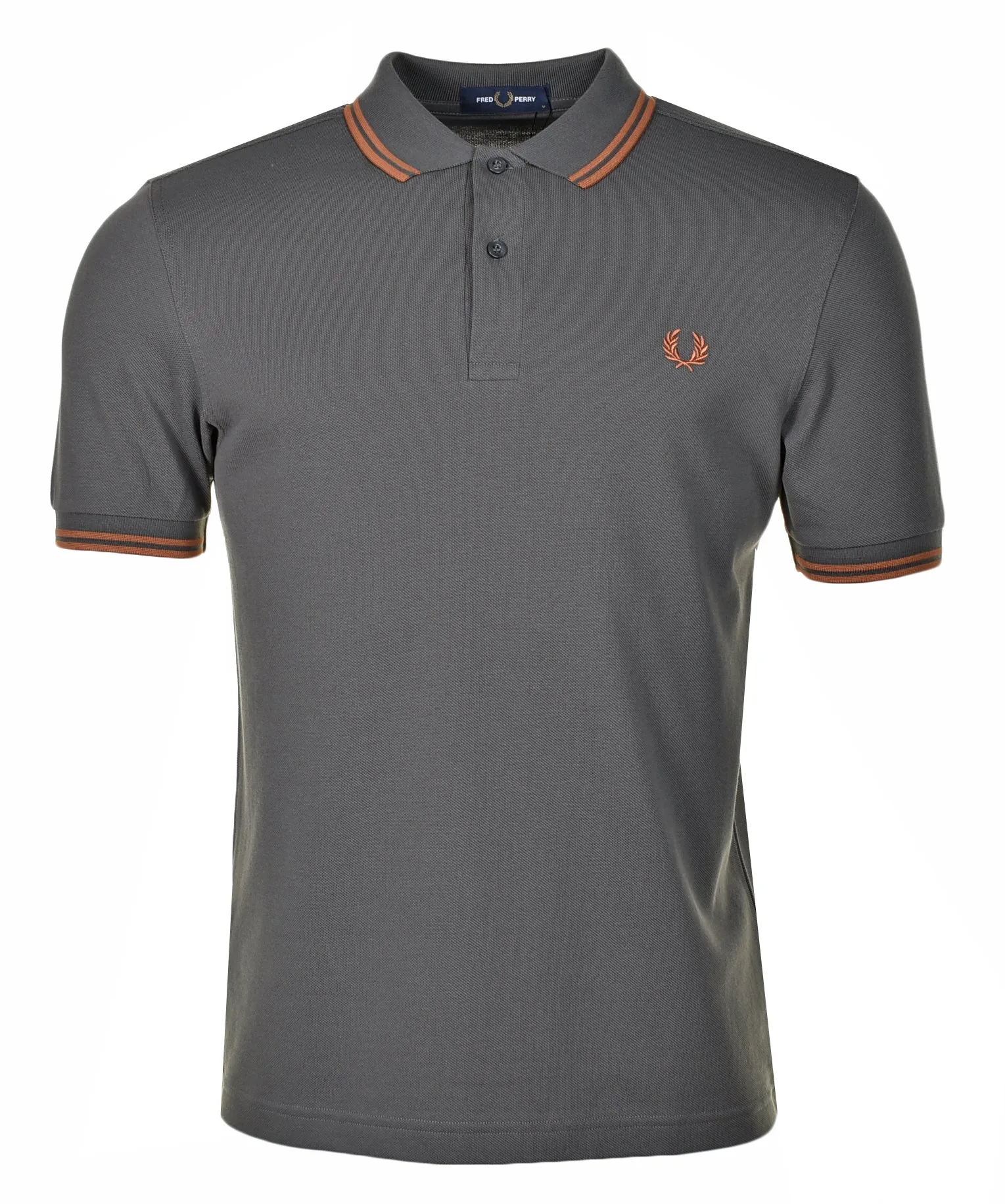 Twin Tipped Polo Shirt Field Green Nut Flake sold by RAGAZZI