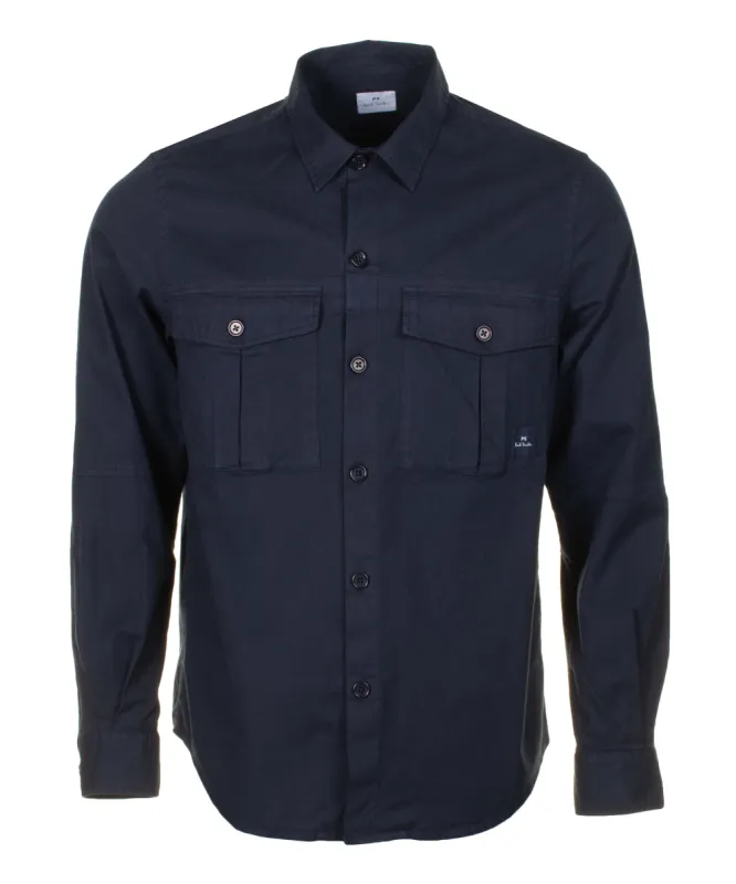 Utility Shirt Very Dark Navy sold by RAGAZZI