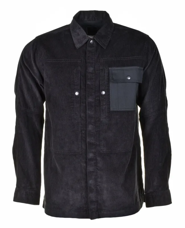 4552 Hemp Cord Utility Shirt Black sold by RAGAZZI