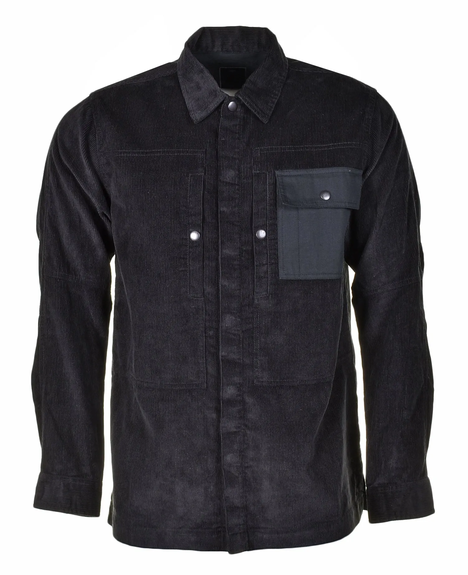 4552 Hemp Cord Utility Shirt Black sold by RAGAZZI
