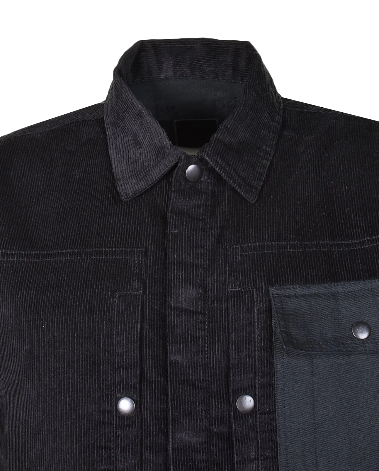 4552 Hemp Cord Utility Shirt Black sold by RAGAZZI product image thumbnail 3