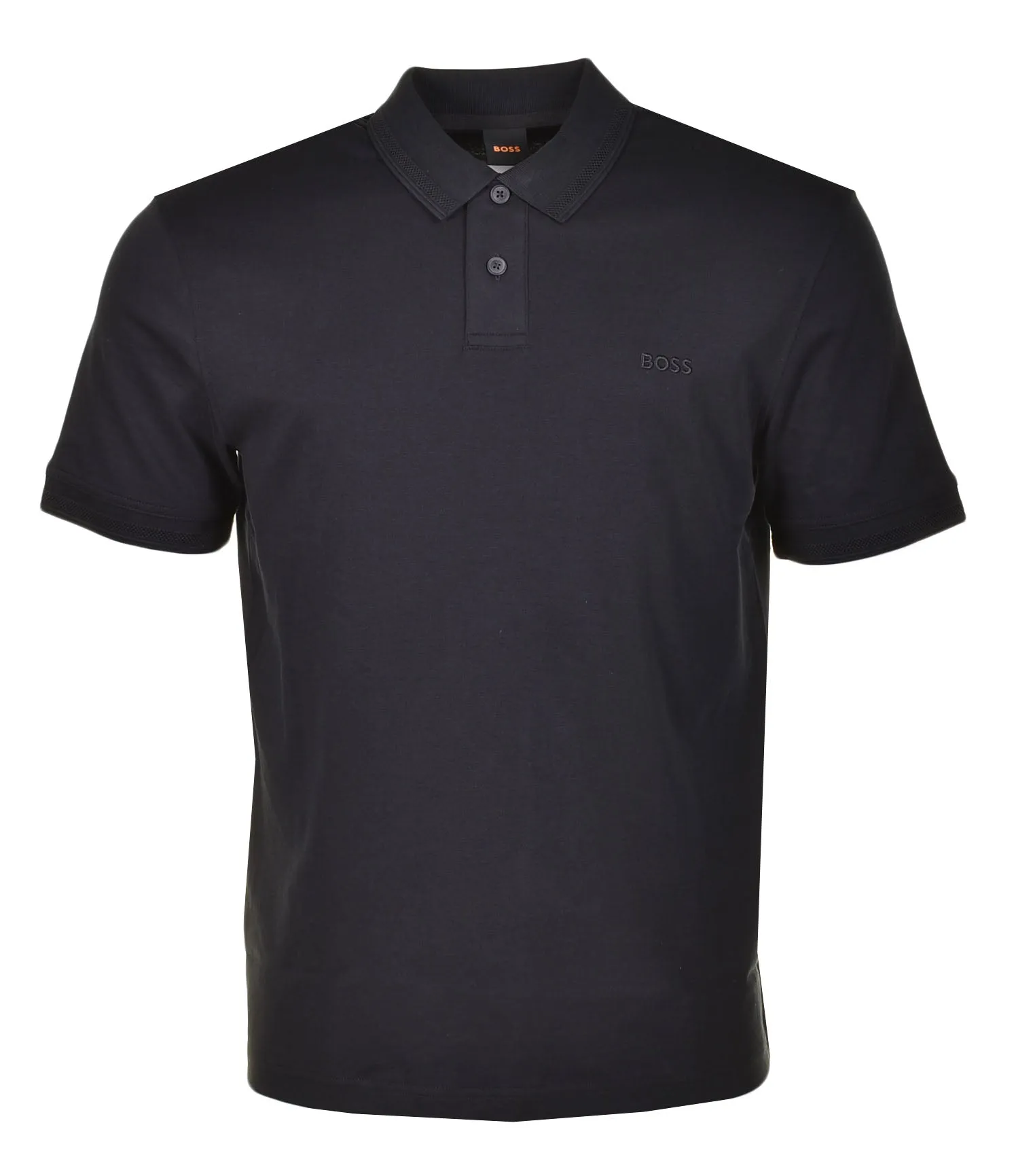 Pe Interlock Short Sleeve Polo Shirt Black sold by RAGAZZI