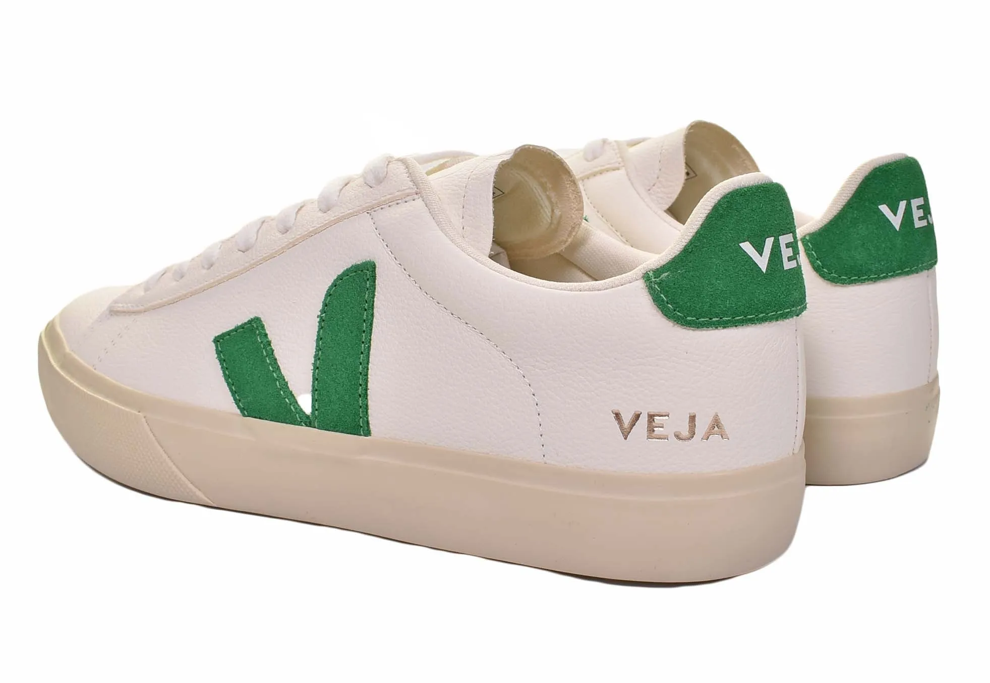 Campo Chromefree Leather Trainers Extra White Emeraude sold by RAGAZZI product image thumbnail 3