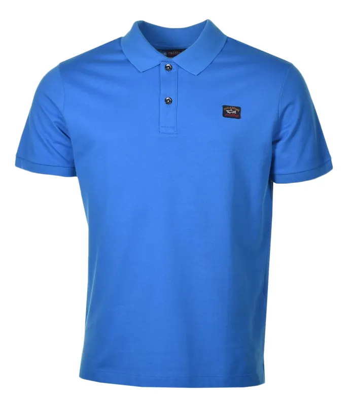 Short Sleeve Polo Shirt Bright Blue sold by RAGAZZI
