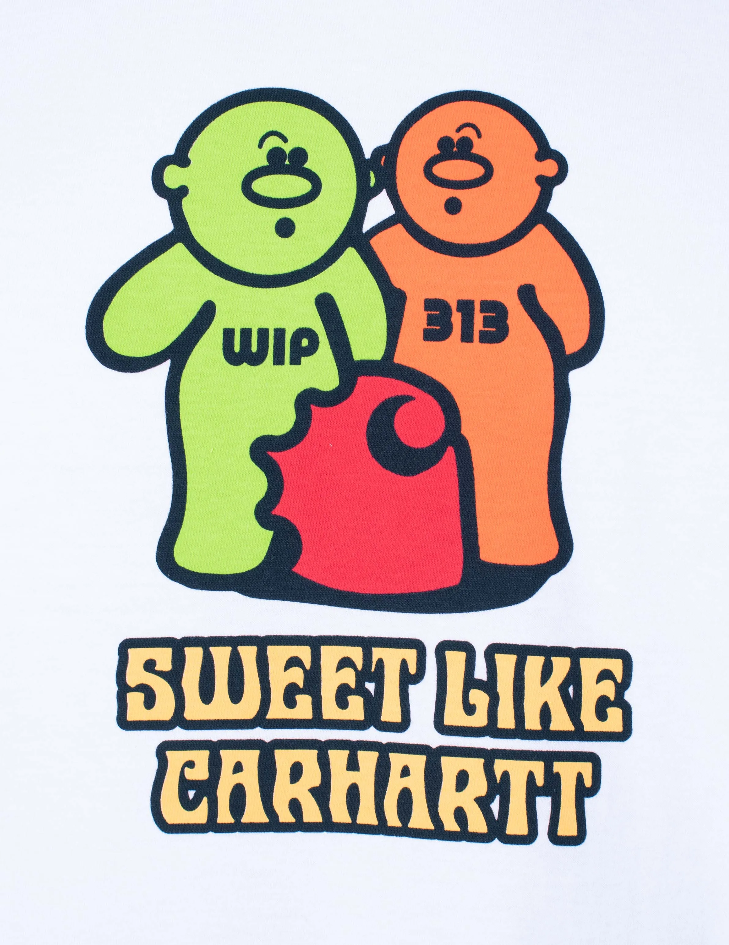 Short Sleeve Gummy T Shirt White sold by RAGAZZI product image thumbnail 3