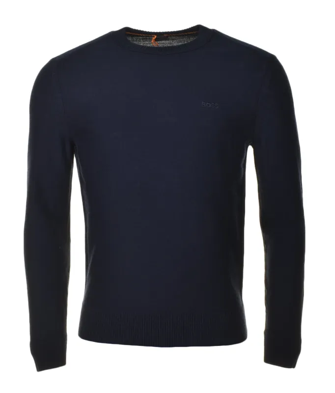 Avac Knitted Jumper Dark Blue sold by RAGAZZI