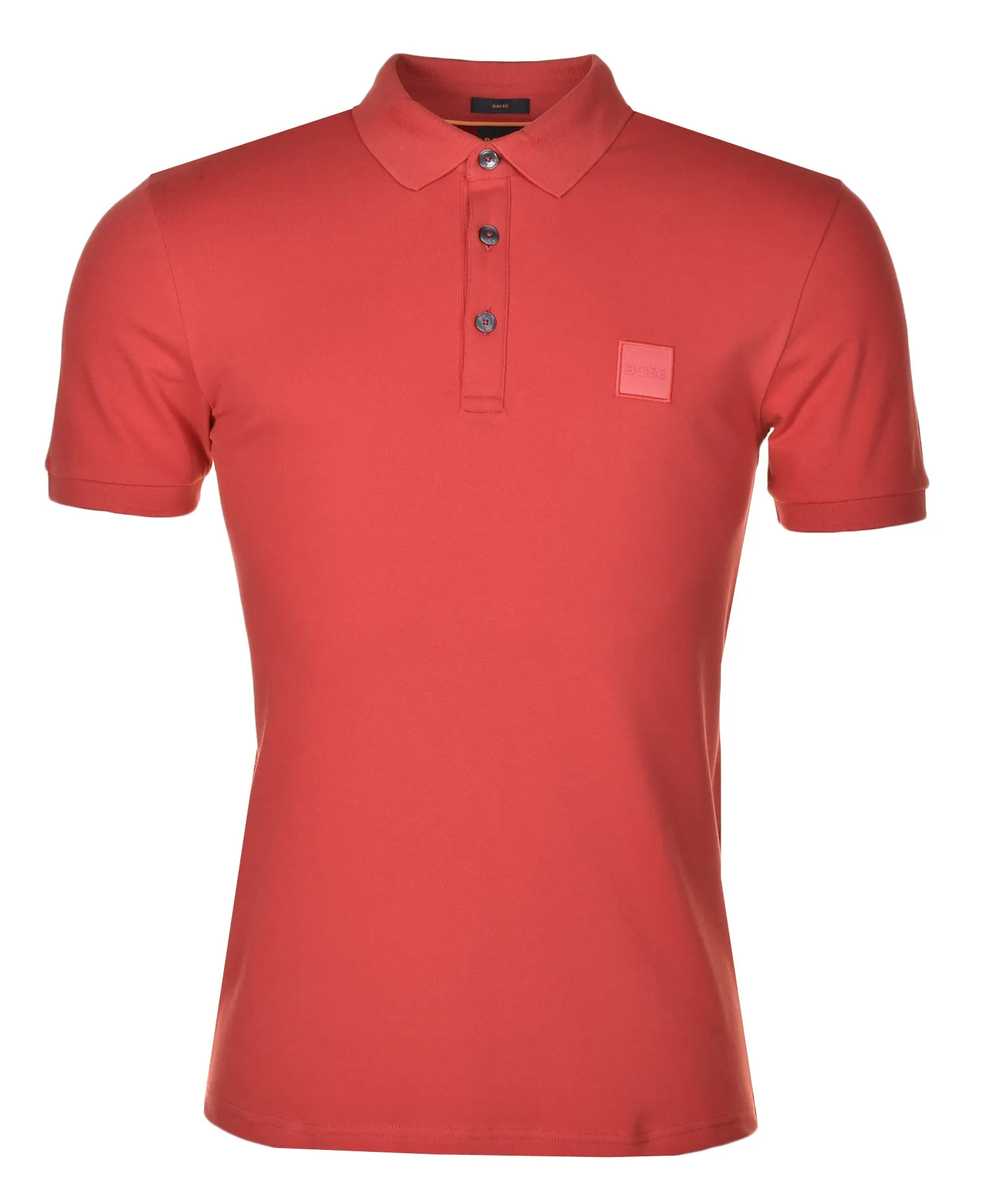 Passenger Short Sleeve Polo Shirt Bright Red sold by RAGAZZI