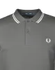 Short Sleeve Twin Tipped Polo Shirt Field Green Oatmeal sold by RAGAZZI
