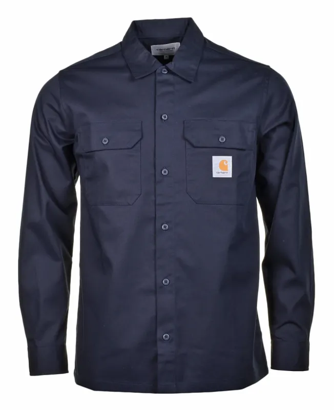 Long Sleeve Master Shirt Dark Navy sold by RAGAZZI