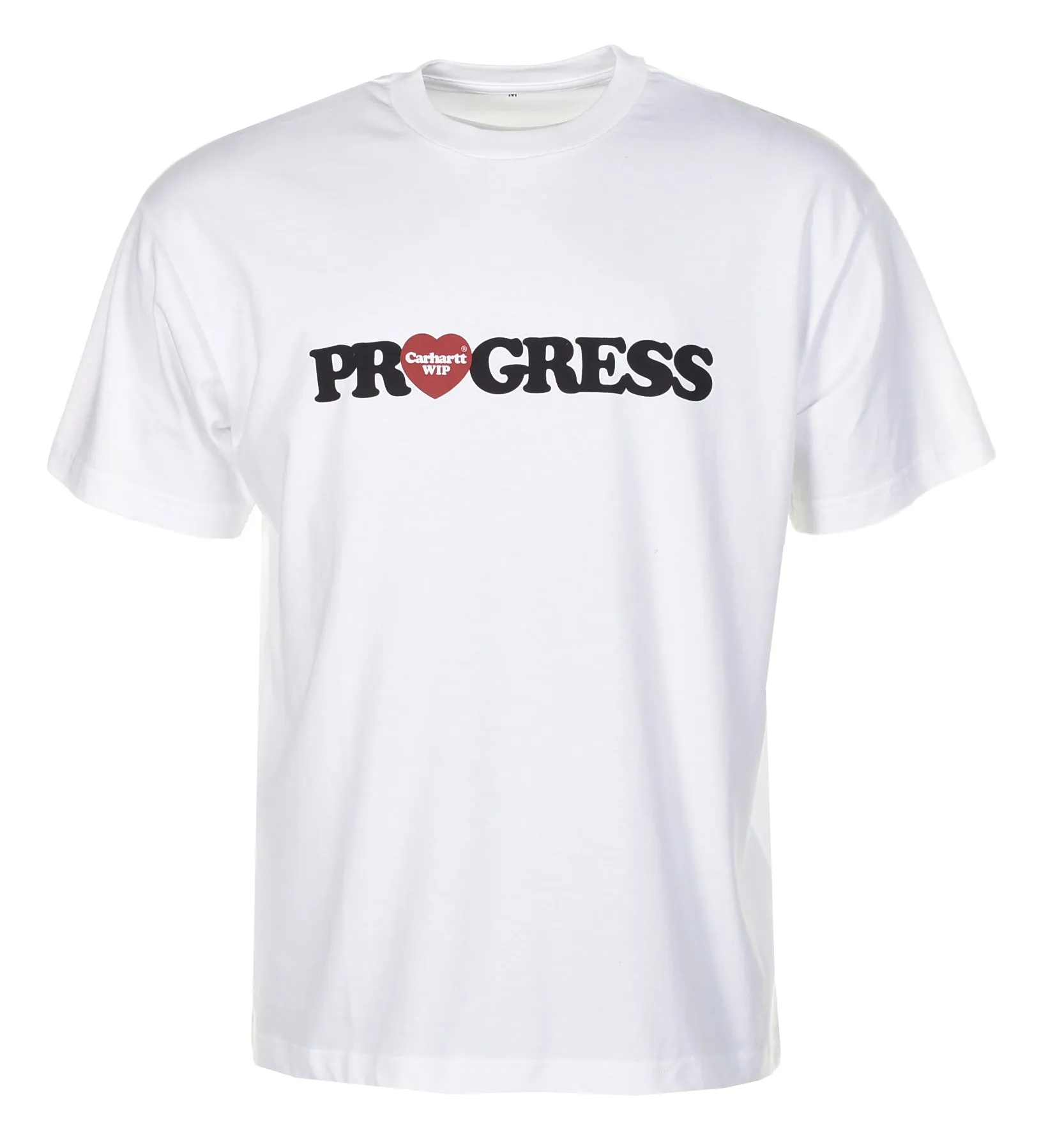 Short Sleeve Heart Progress T Shirt White sold by RAGAZZI