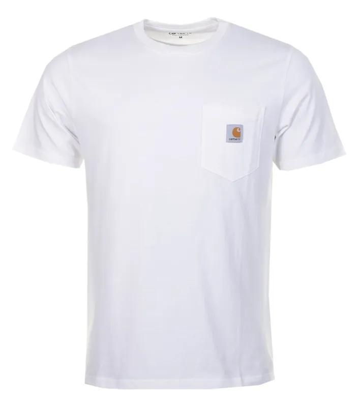 Short Sleeve Pocket T Shirt White sold by RAGAZZI