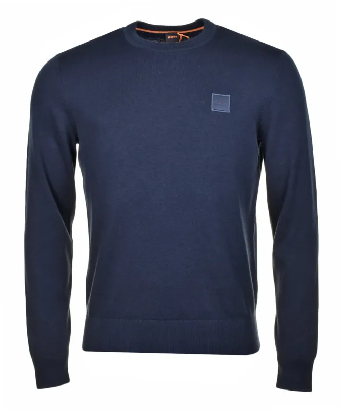 Kanovano Knitted Jumper Dark Blue sold by RAGAZZI