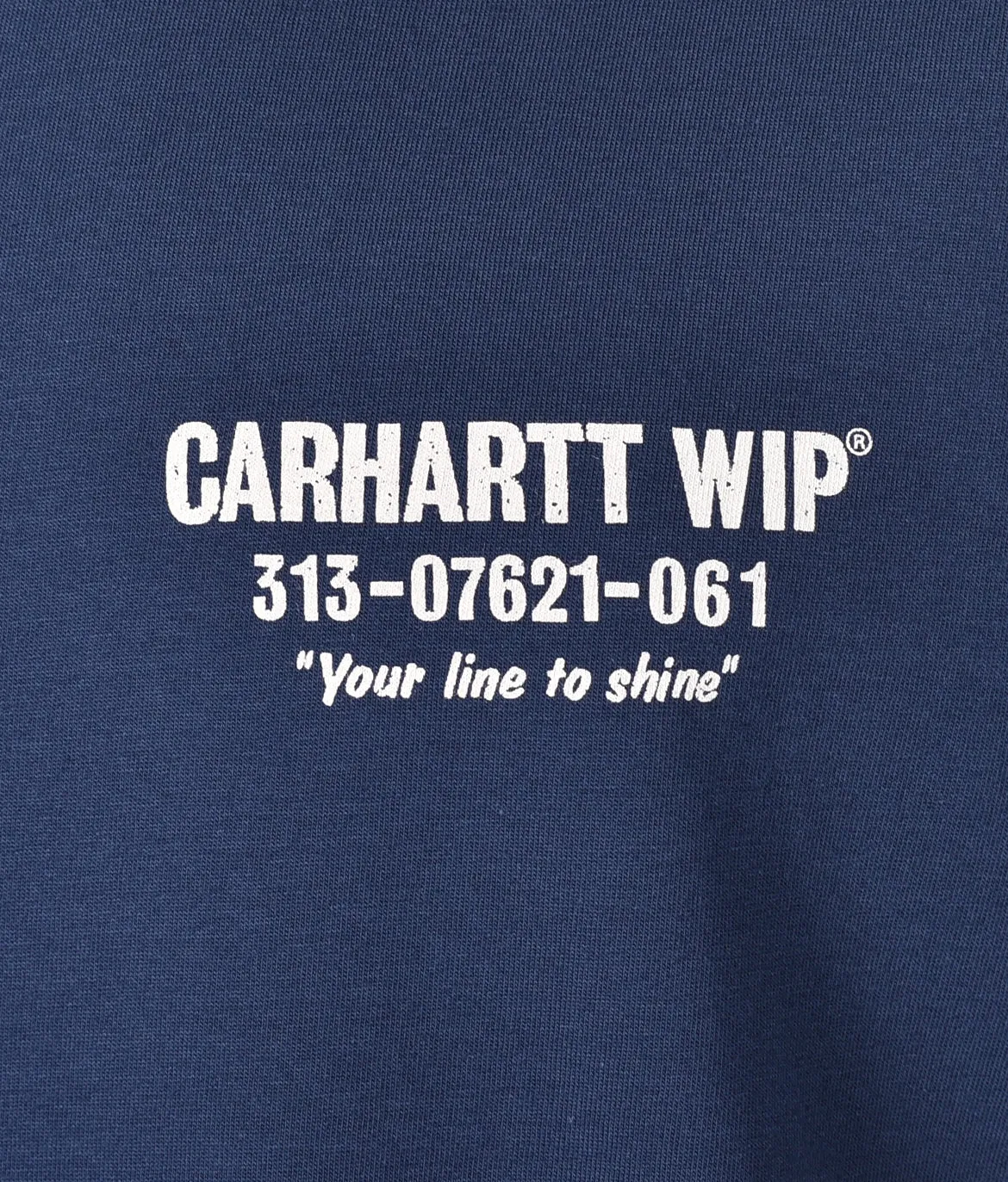 Less Troubles T-Shirt Blue/Wax sold by RAGAZZI product image thumbnail 3