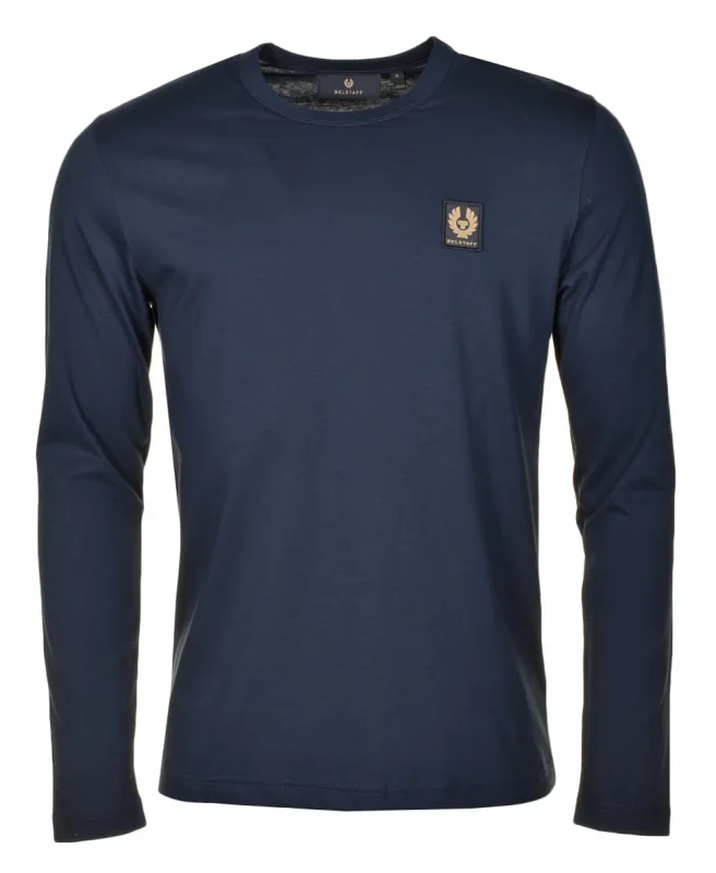 Long Sleeve T Shirt Dark Ink made by Belstaff