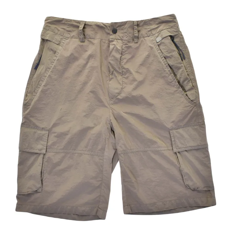 Nylon Cargo Shorts Khaki sold by RAGAZZI