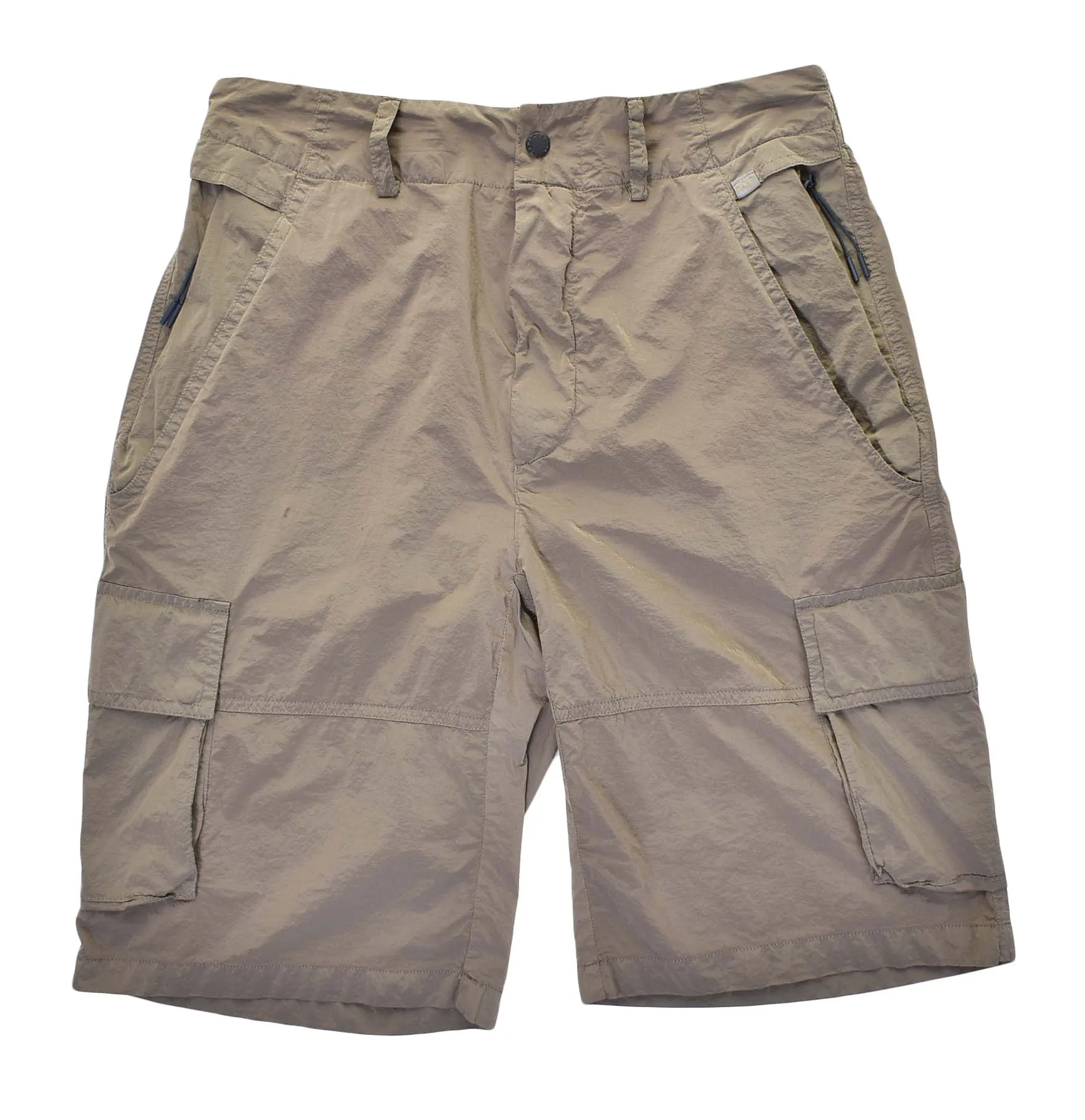 Nylon Cargo Shorts Khaki sold by RAGAZZI