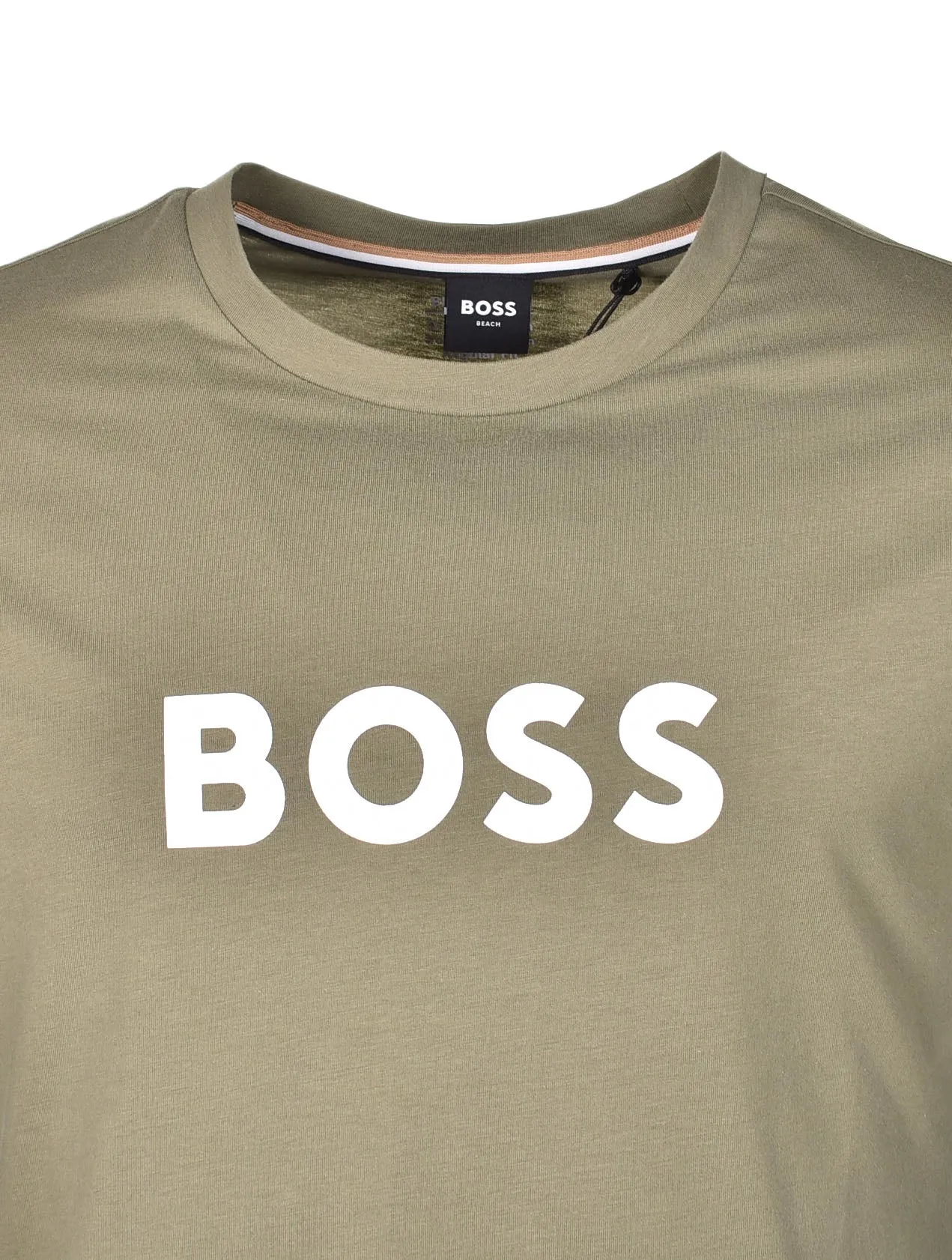 Bodywear Logo T Shirt Khaki sold by RAGAZZI product image thumbnail 3
