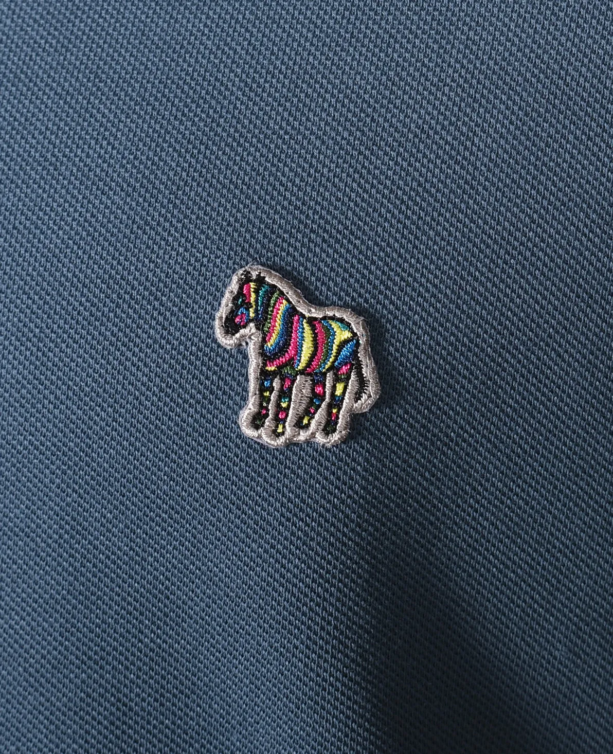 Regular Fit Long Sleeve Zebra Polo Shirt 46c Indigo sold by RAGAZZI product image thumbnail 4