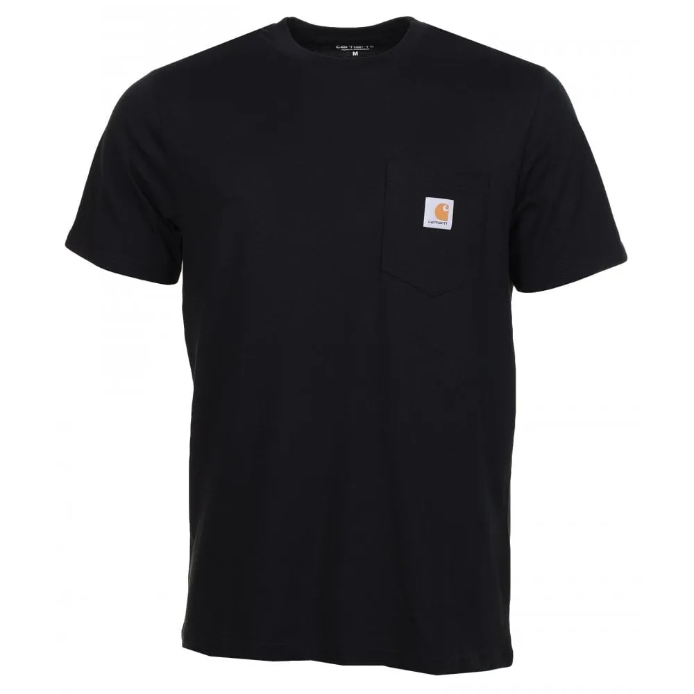 Short Sleeve Pocket T Shirt Black sold by RAGAZZI