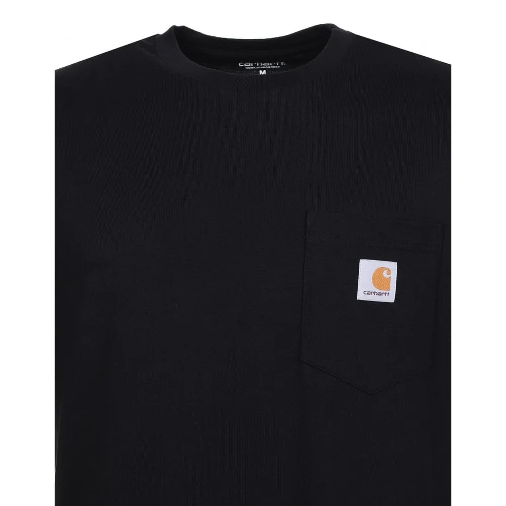 Short Sleeve Pocket T Shirt Black sold by RAGAZZI product image thumbnail 3