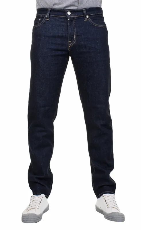 Regular Tapered Jeans Kaihara Pure Indigo Stretch Denim Blue Rinsed sold by RAGAZZI