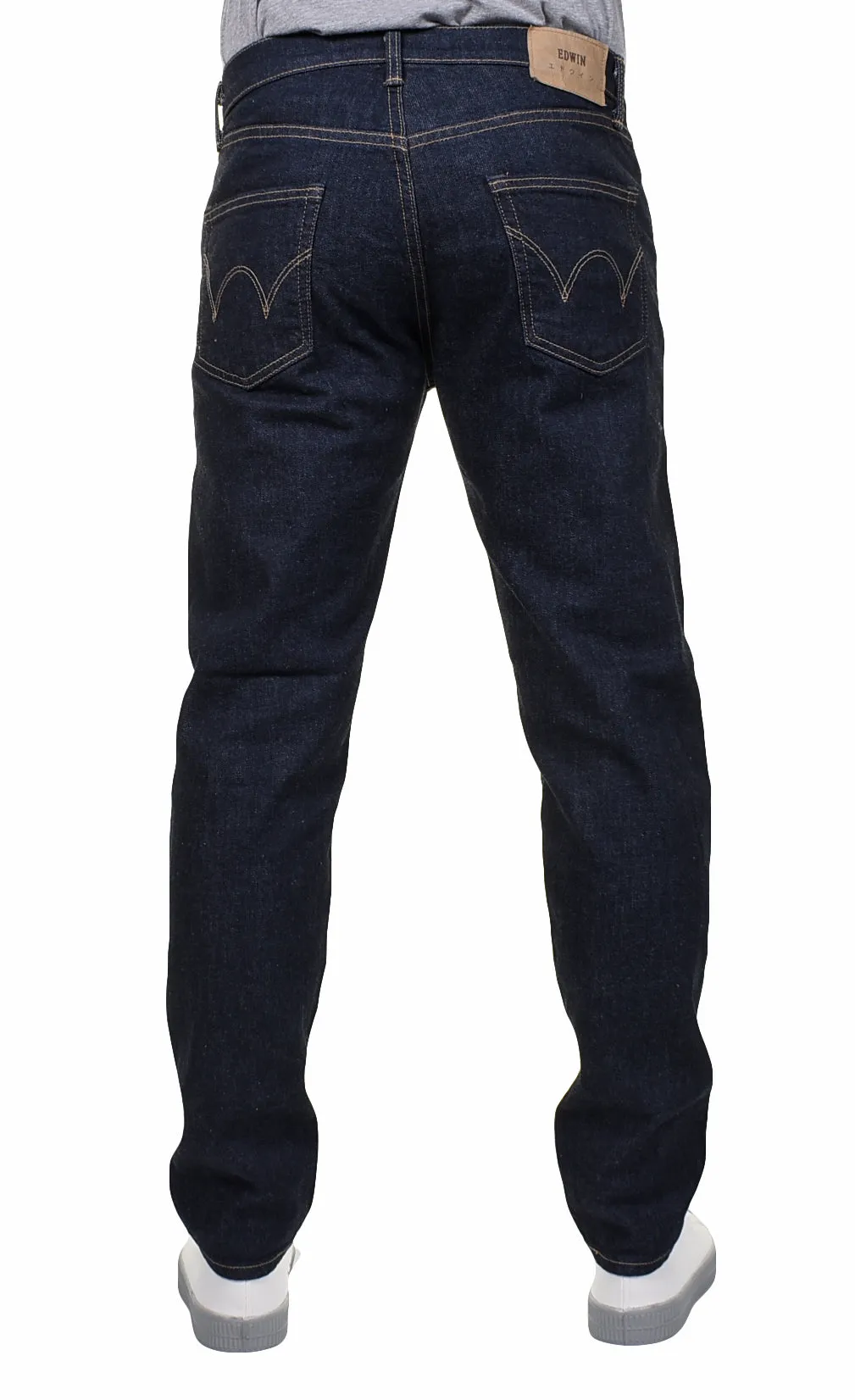 Regular Tapered Jeans Kaihara Pure Indigo Stretch Denim Blue Rinsed sold by RAGAZZI product image thumbnail 2