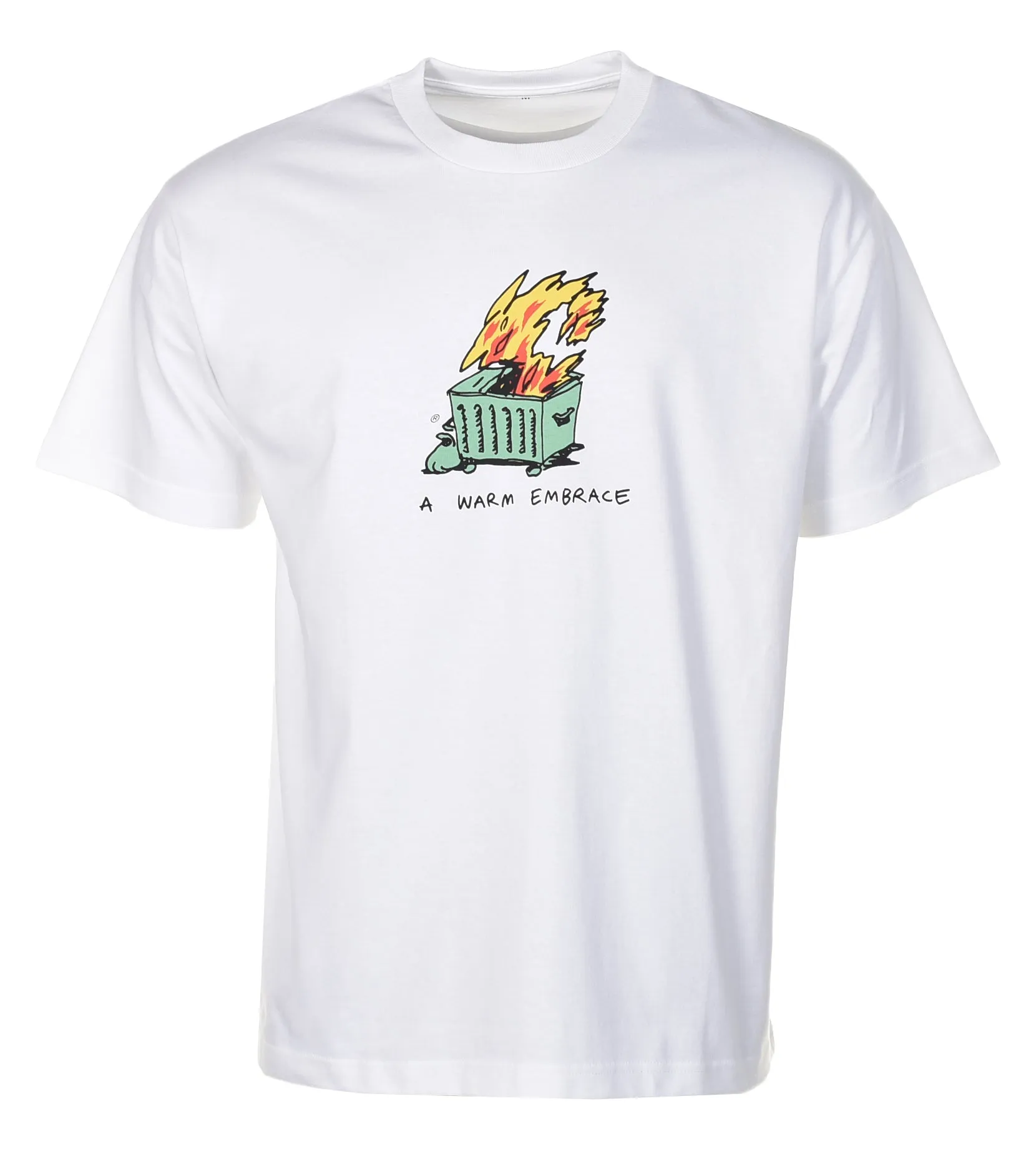 Short Sleeve Warm Embrace T Shirt White sold by RAGAZZI