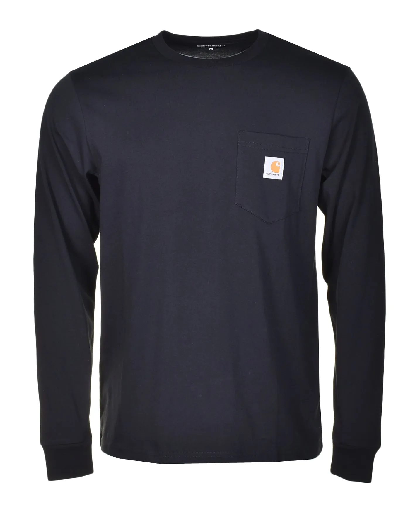 Long Sleeve Pocket T Shirt Black sold by RAGAZZI