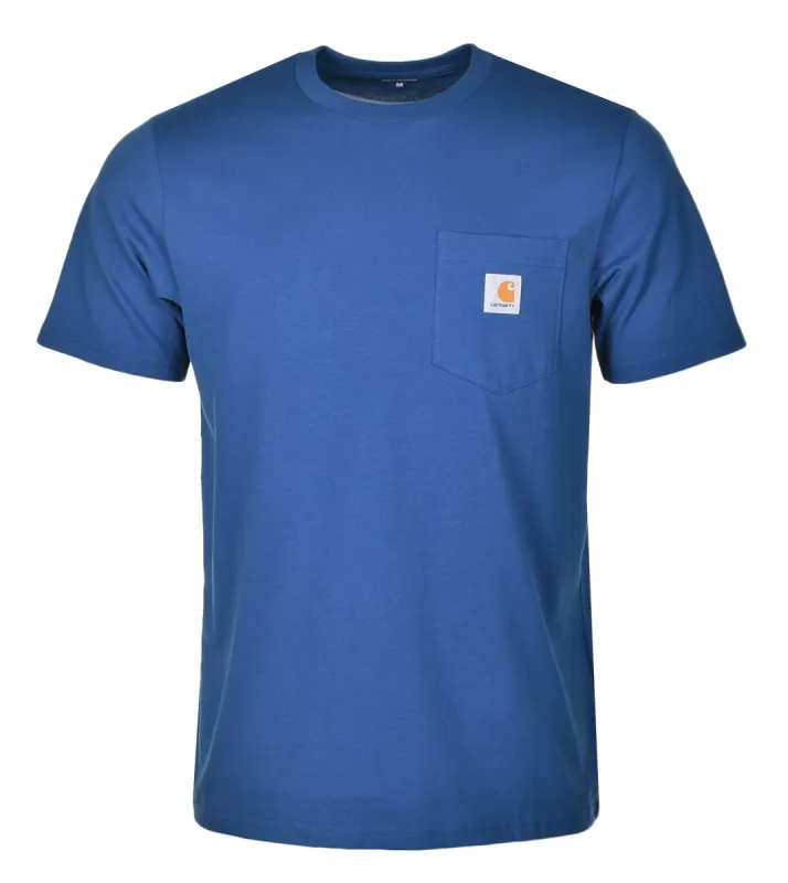 Short Sleeve Pocket T Shirt Elder Blue sold by RAGAZZI