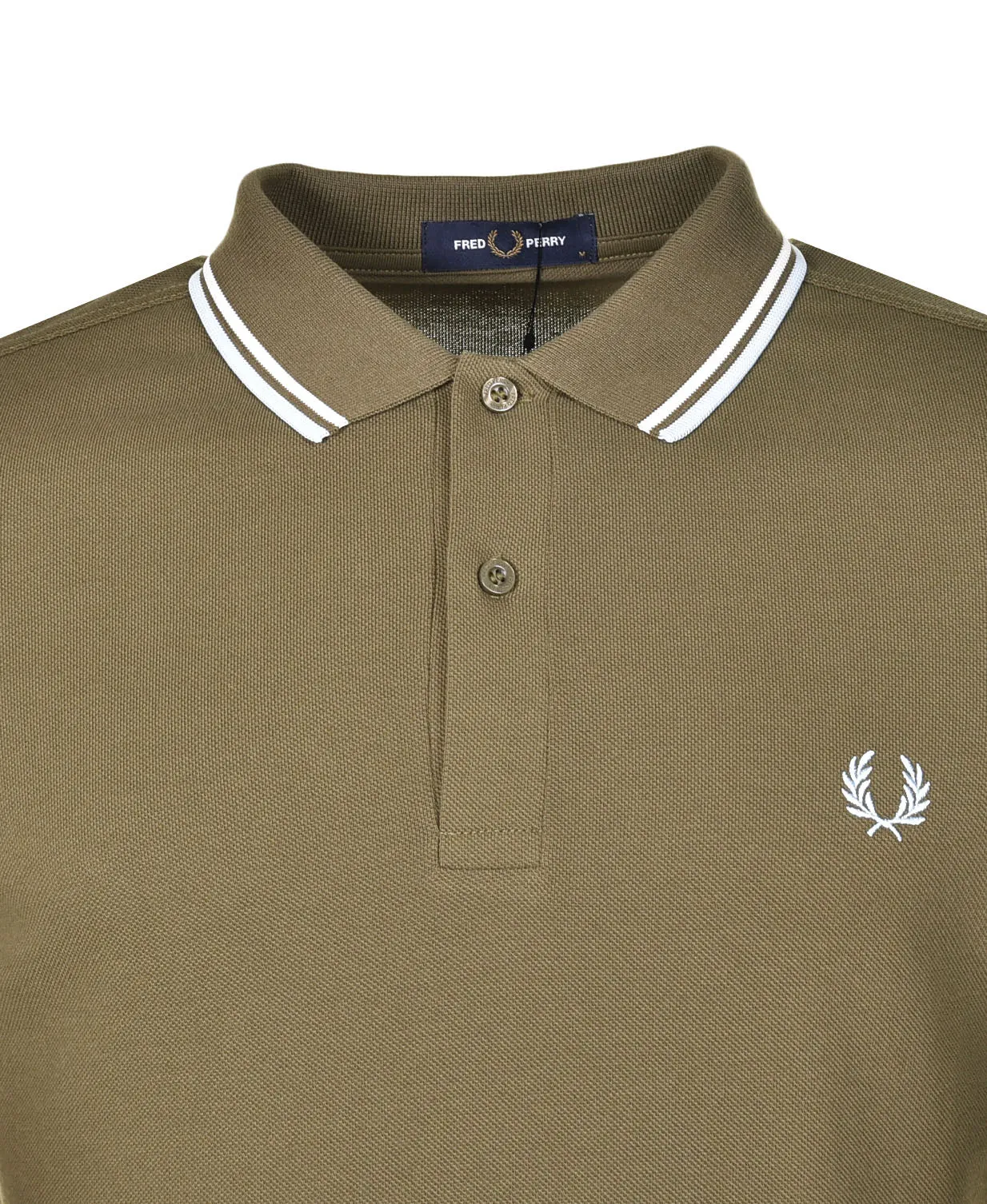 Short Sleeve Twin Tipped Polo Shirt Green Snow White Light Ice sold by RAGAZZI product image thumbnail 2