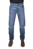 Regular Tapered Jeans Kaihara Pure Indigo Stretch Denim Blue Mid Dark Used sold by RAGAZZI