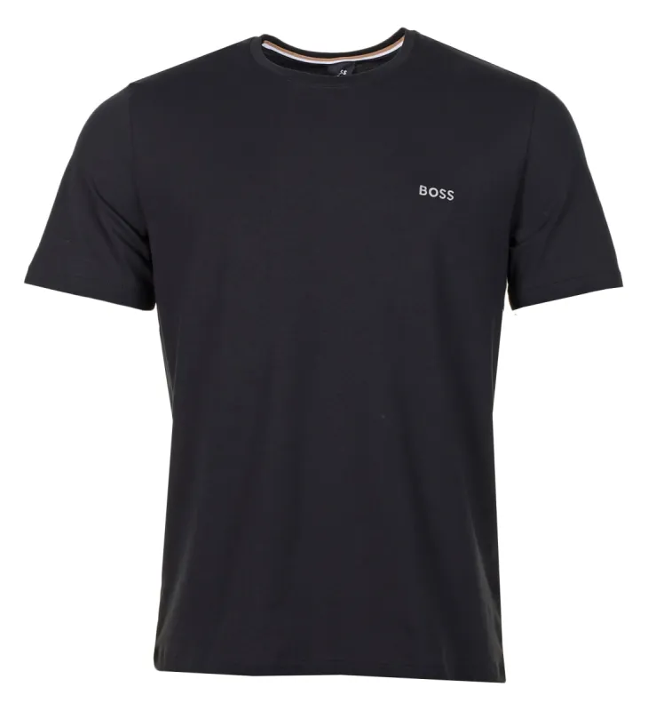 Mix & Match T Shirt Black made by Hugo Boss