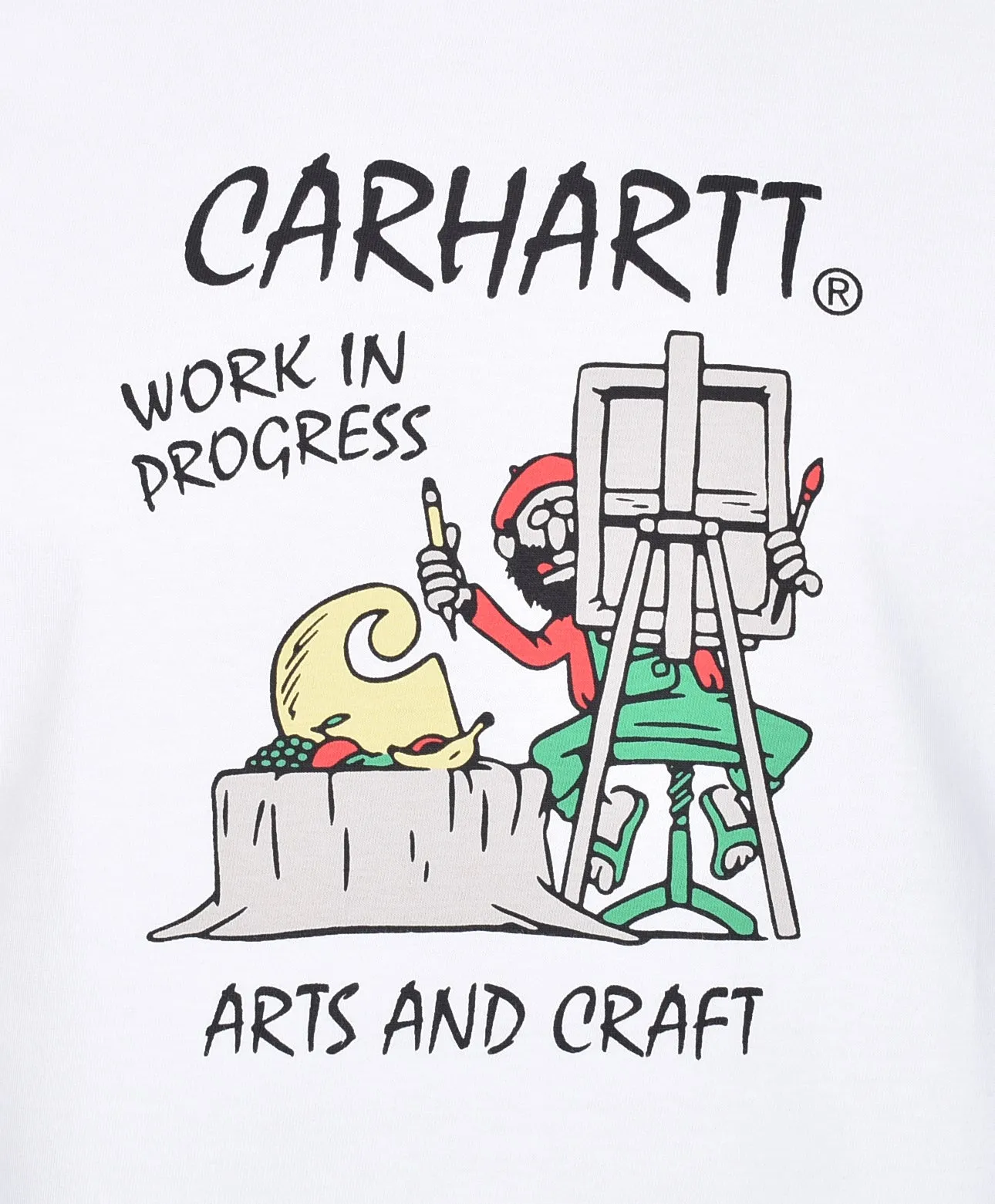 Short Sleeve Art Supply T Shirt White sold by RAGAZZI product image thumbnail 3