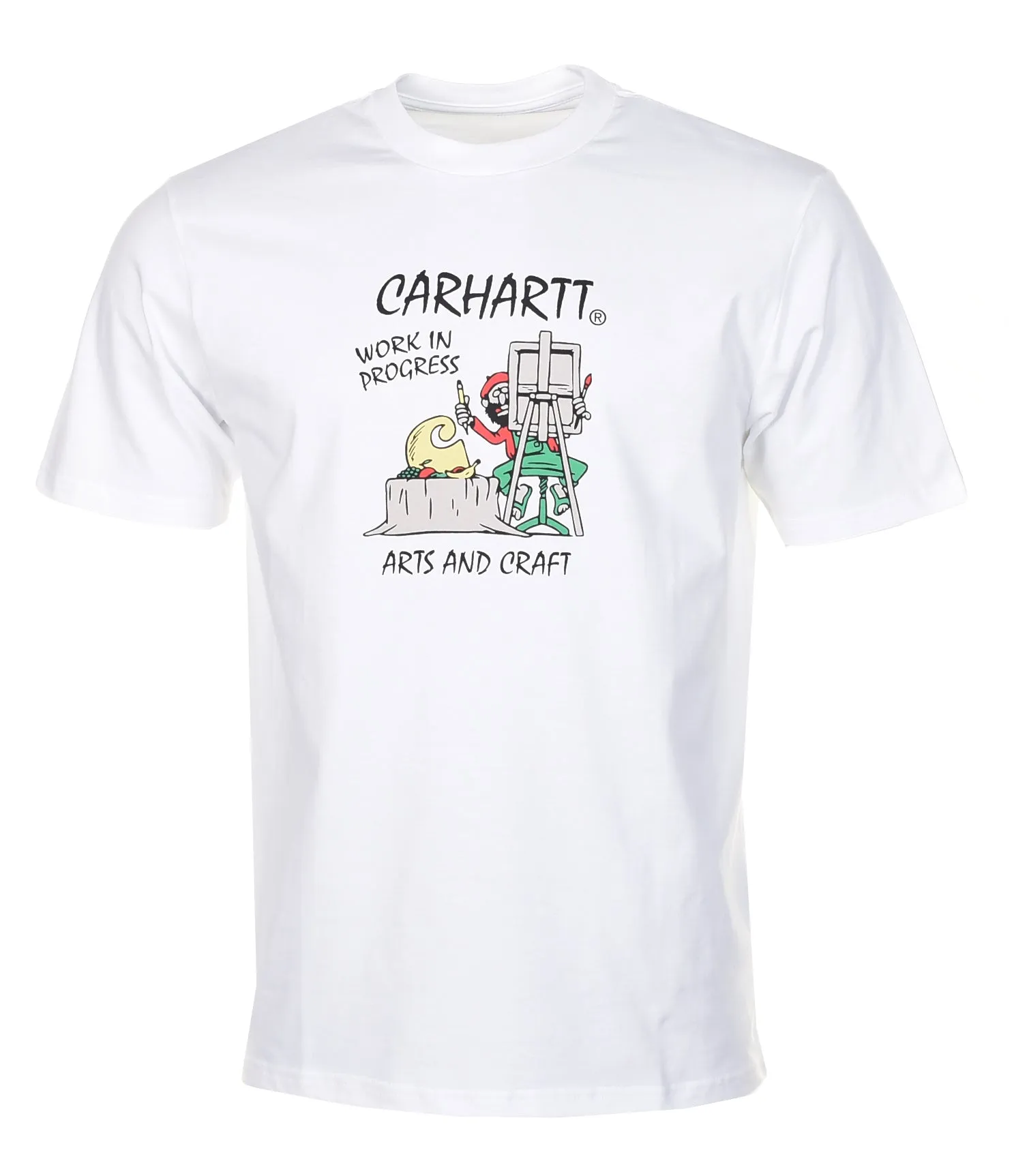 Short Sleeve Art Supply T Shirt White sold by RAGAZZI