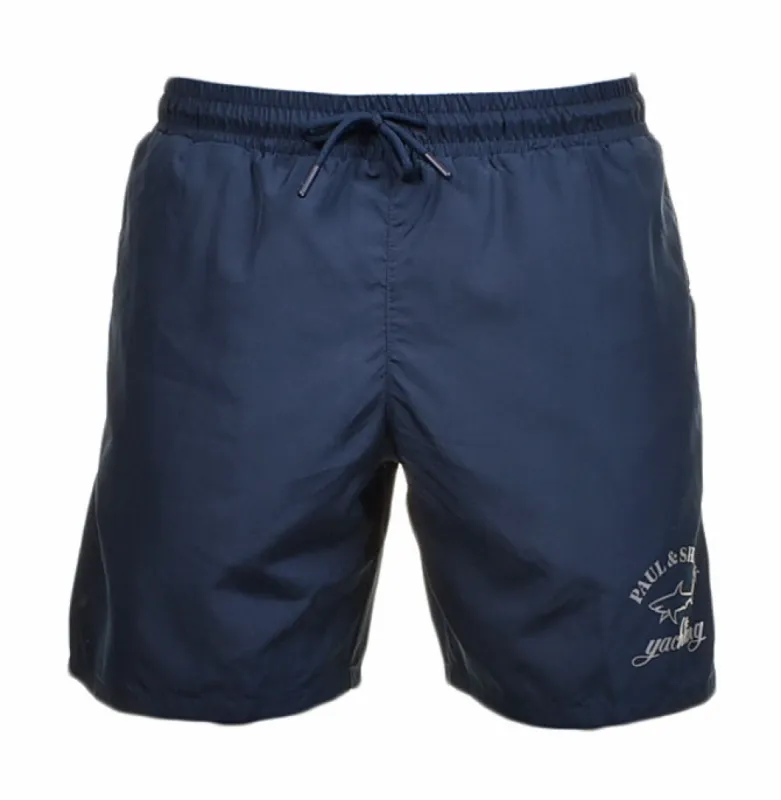 Reflective Logo Swim Shorts Navy sold by RAGAZZI
