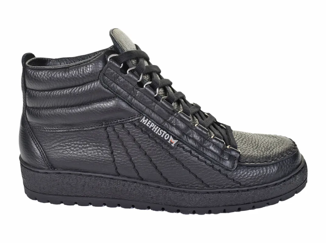 Rainbow Mid Boots Oregon Black 1300 sold by RAGAZZI