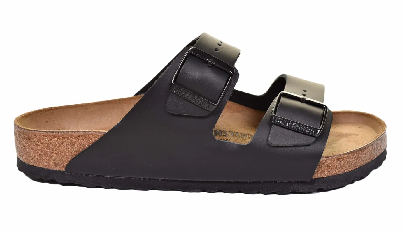 Arizona BS Black Leather Regular Width sold by RAGAZZI