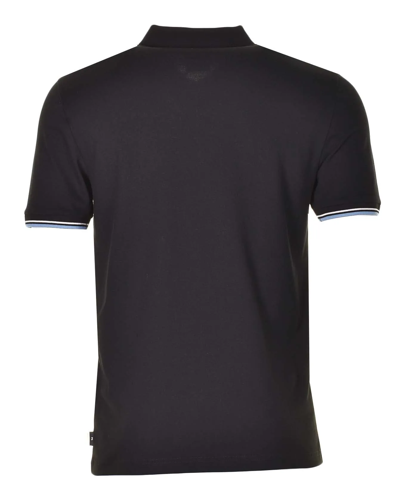 Regular Fit SS Stripe Placket Polo Shirt Black sold by RAGAZZI product image thumbnail 2