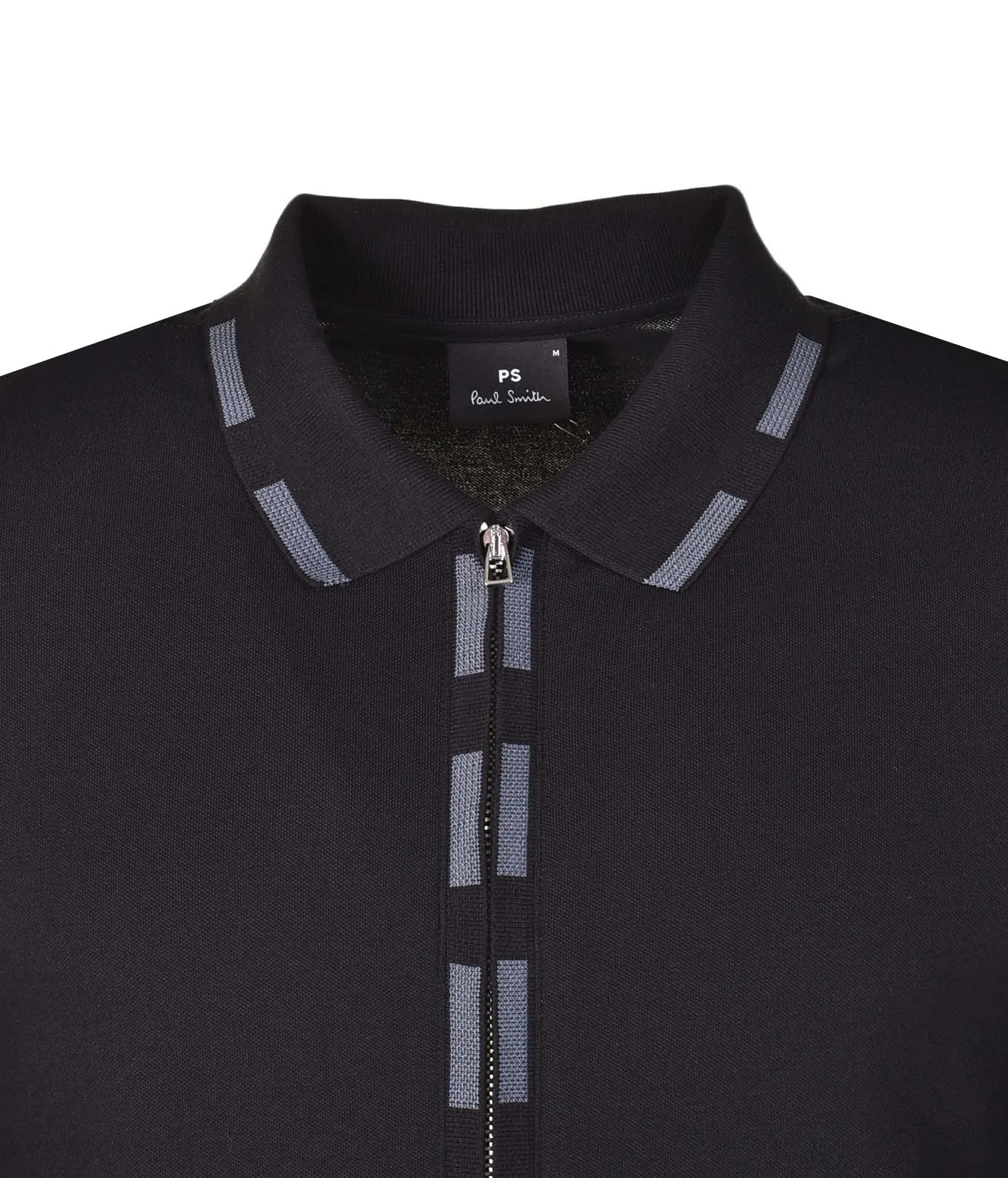 Regular Fit Long Sleeve Zip Polo Shirt Black sold by RAGAZZI product image thumbnail 3