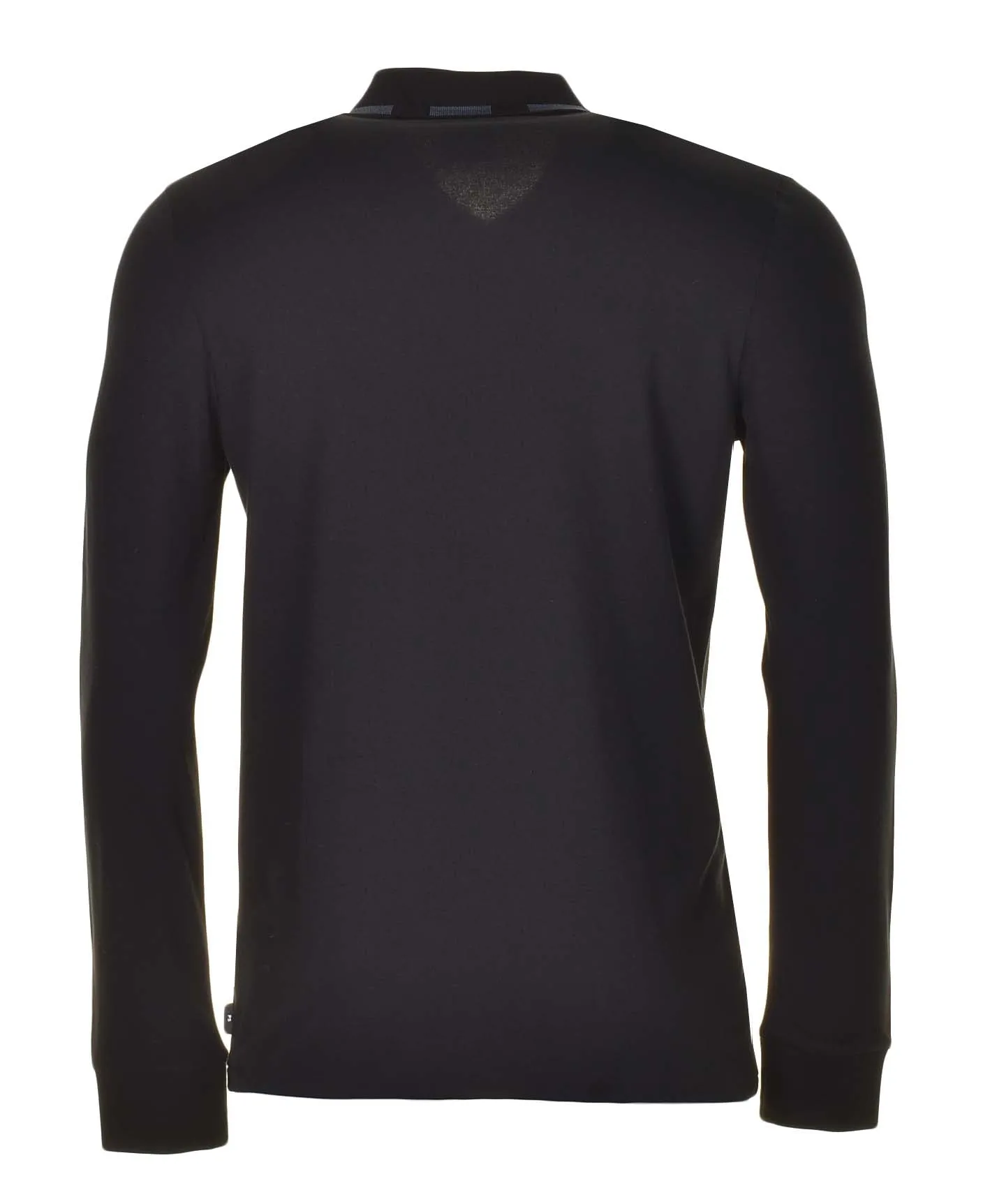 Regular Fit Long Sleeve Zip Polo Shirt Black sold by RAGAZZI product image thumbnail 2