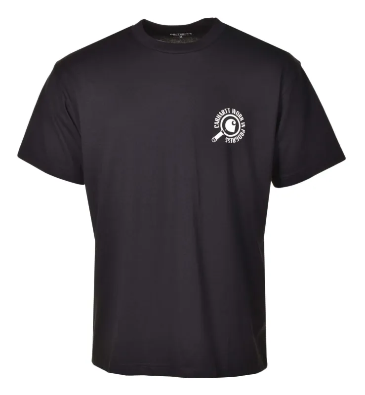 Short Sleeve Inspector T Shirt Black sold by RAGAZZI