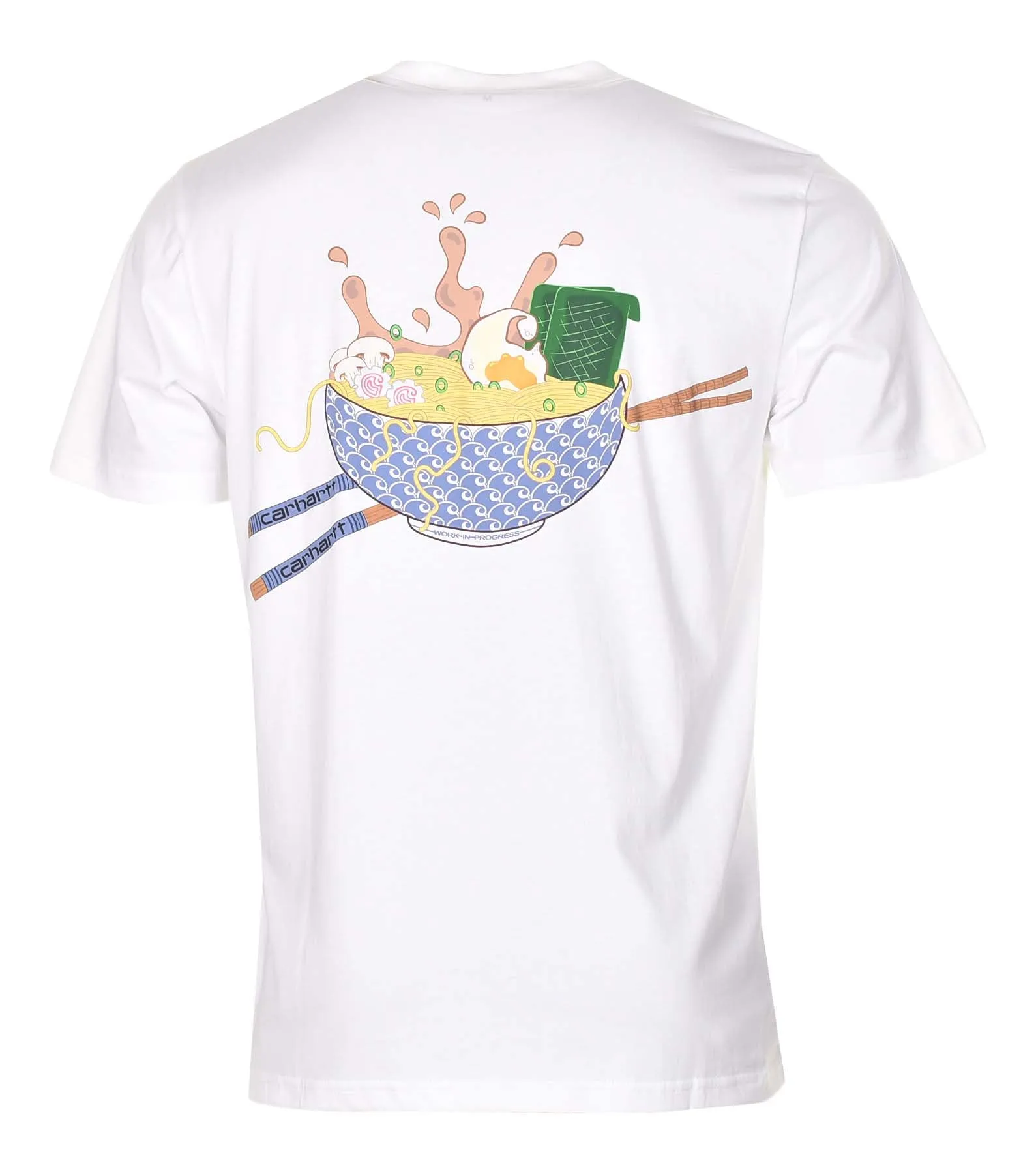 Short Sleeve Noodle Soup T Shirt White sold by RAGAZZI product image thumbnail 2
