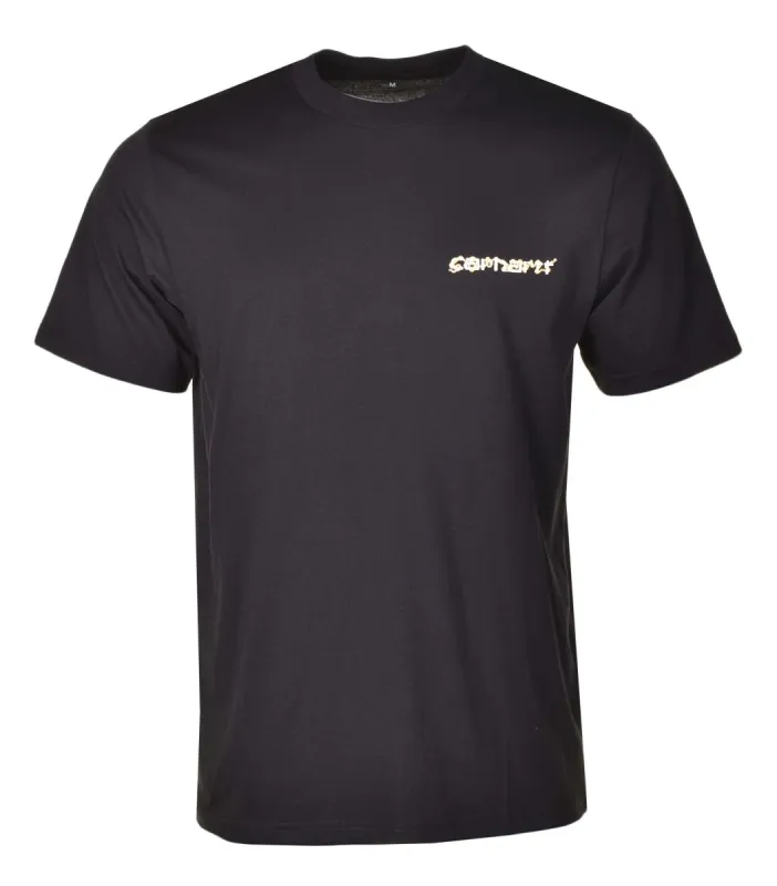 Short Sleeve Noodle Soup T Shirt Black sold by RAGAZZI