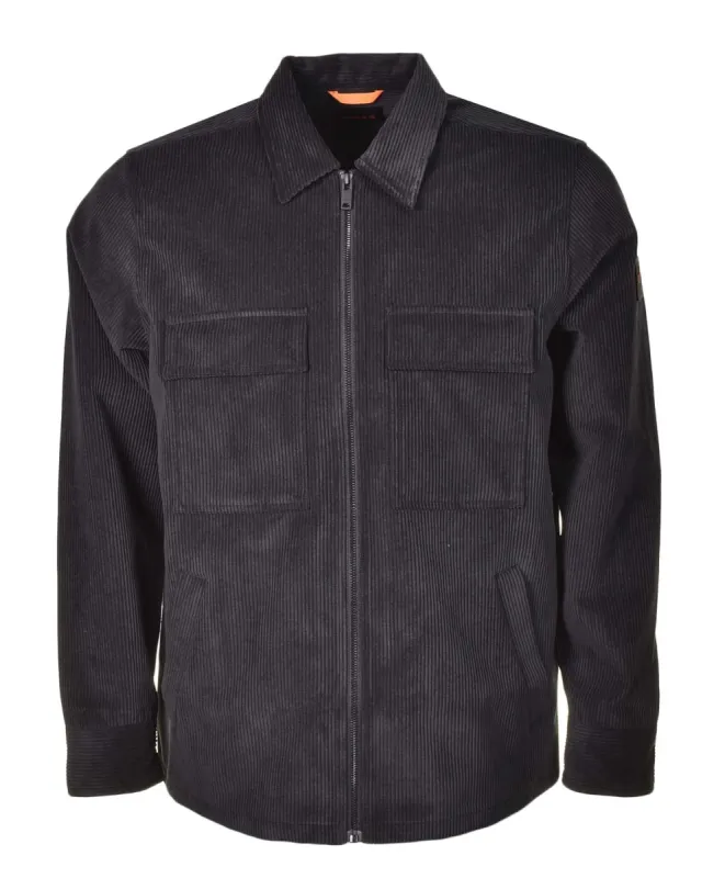 Lozzy Cord Zip Overshirt Black sold by RAGAZZI
