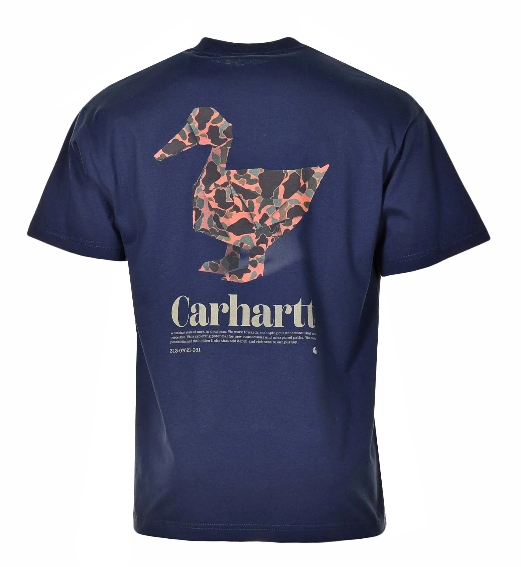 Short Sleeve Fold Duck T Shirt Air Force Blue sold by RAGAZZI product image thumbnail 2