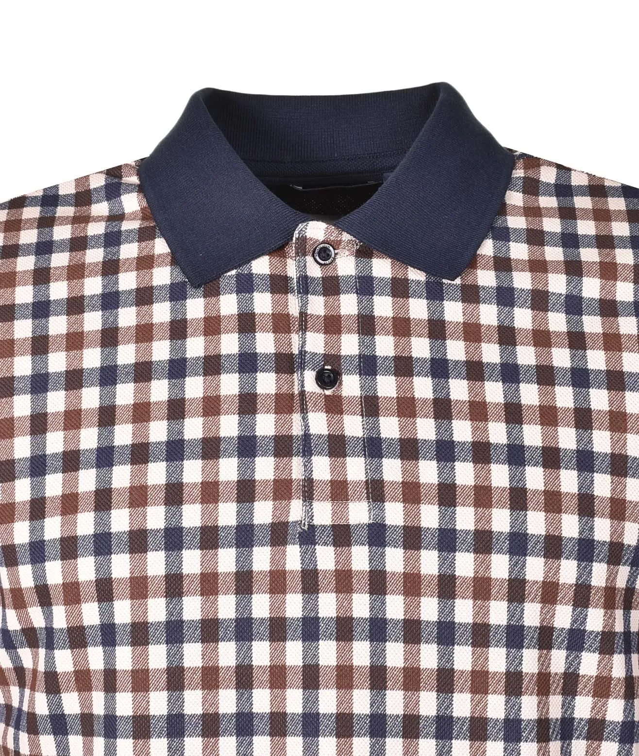 Active Club Check Short Sleeve Polo Shirt sold by RAGAZZI product image thumbnail 3