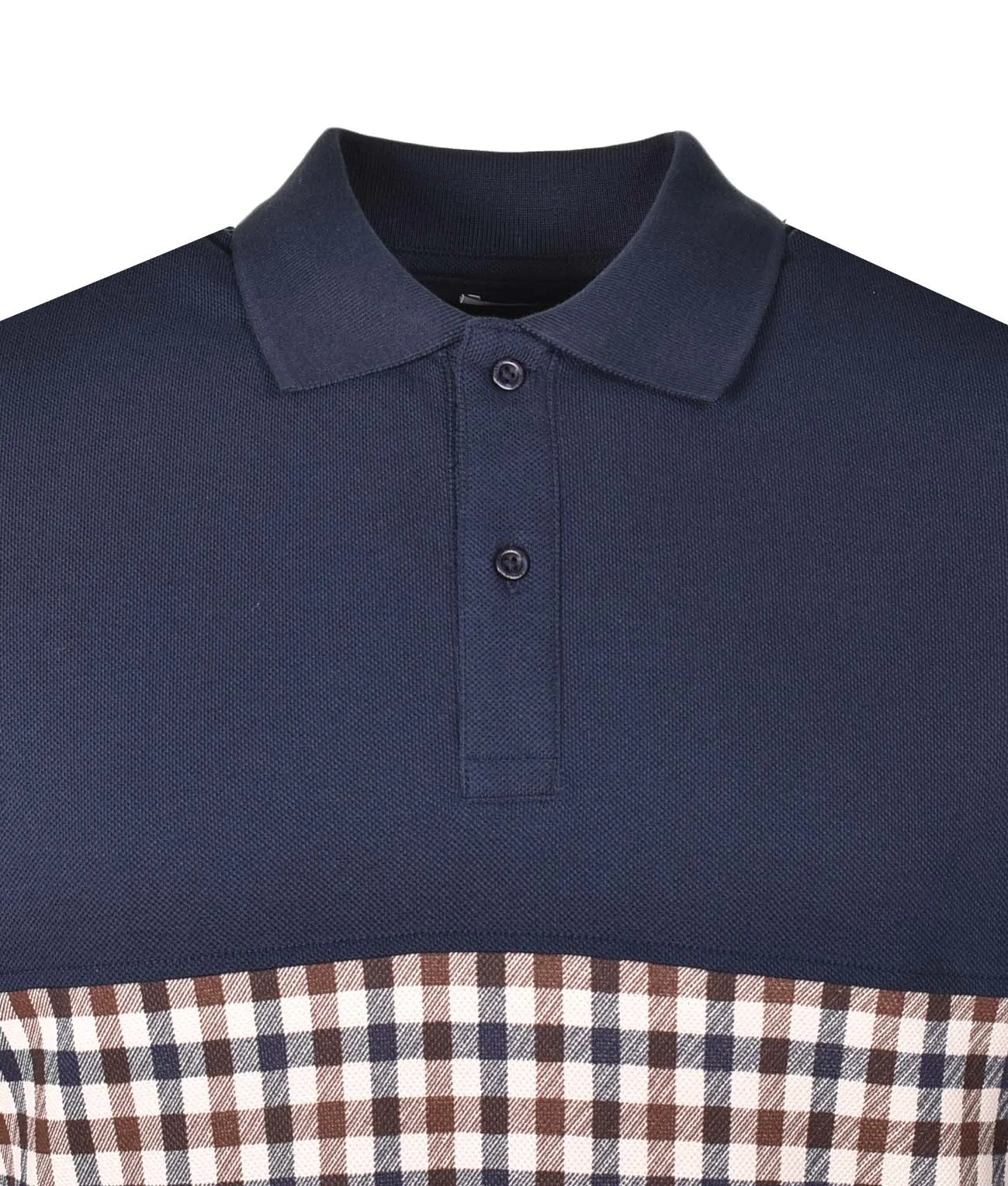 Active Club Check Insert Short Sleeve Polo sold by RAGAZZI product image thumbnail 3