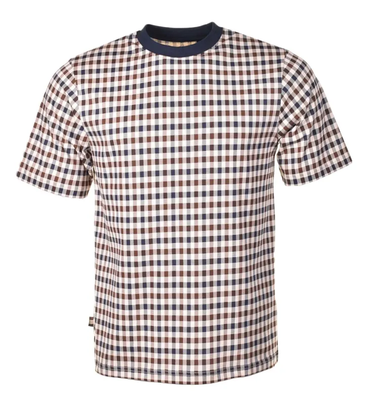 Active Club Check Short Sleeve T Shirt made by RAGAZZI